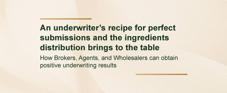 An underwriters recipe